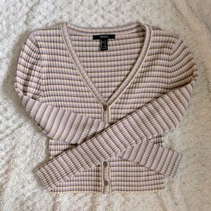 Striped cardigan